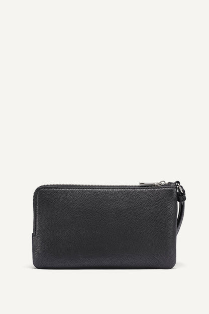 DKNY SARAH DUAL ZIP POUCH WRISTLET