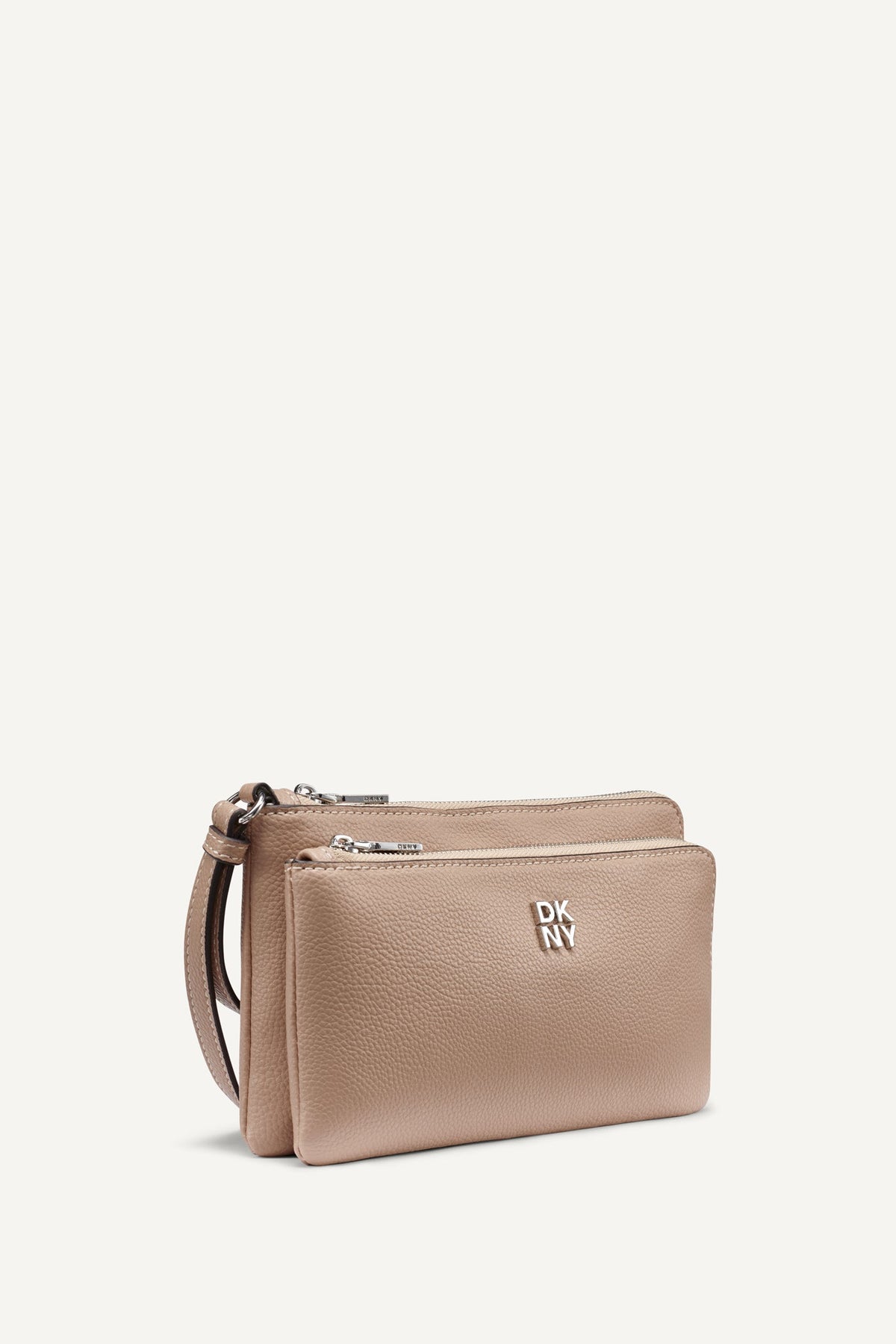 DKNY SARAH DUAL ZIP POUCH WRISTLET