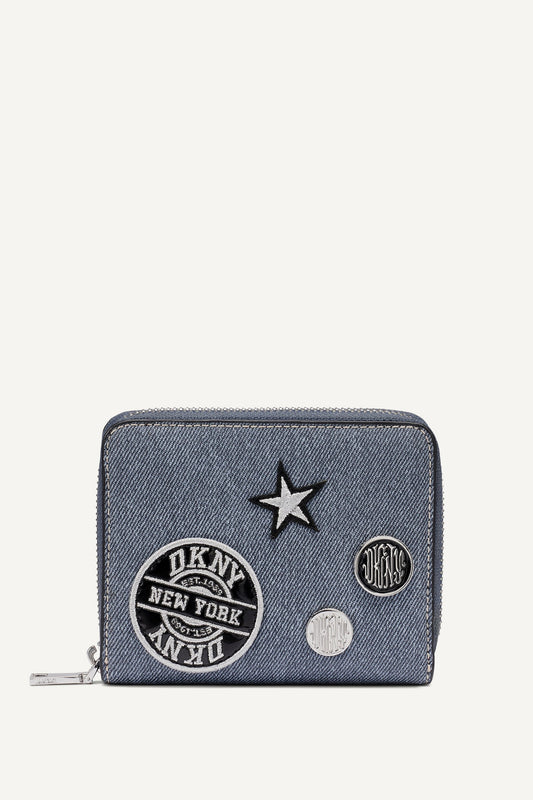 DKNY NESSA SMALL ZIP AROUND WALLET