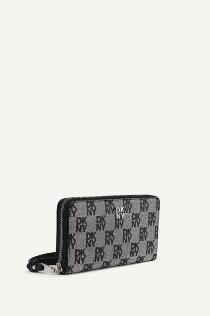 DKNY SARAH LARGE ZIP AROUND WALLET