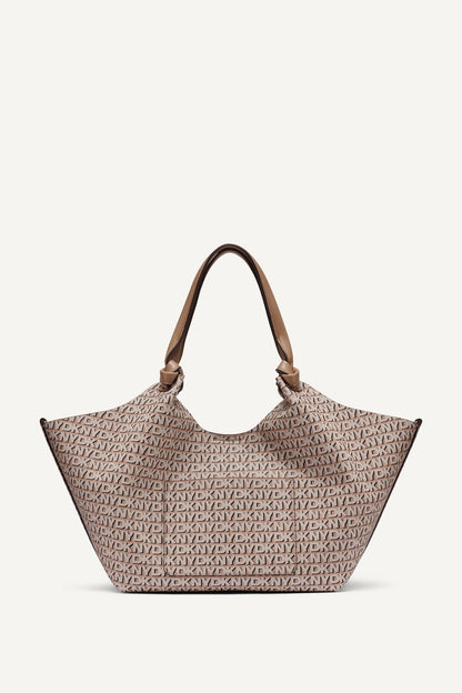 DKNY PAULA NEW YORK LOGO MEDIUM COMMUTER TOTE