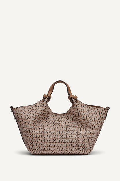 DKNY PAULA NEW YORK LOGO SMALL COMMUTER TOTE
