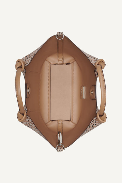 DKNY PAULA NEW YORK LOGO SMALL COMMUTER TOTE