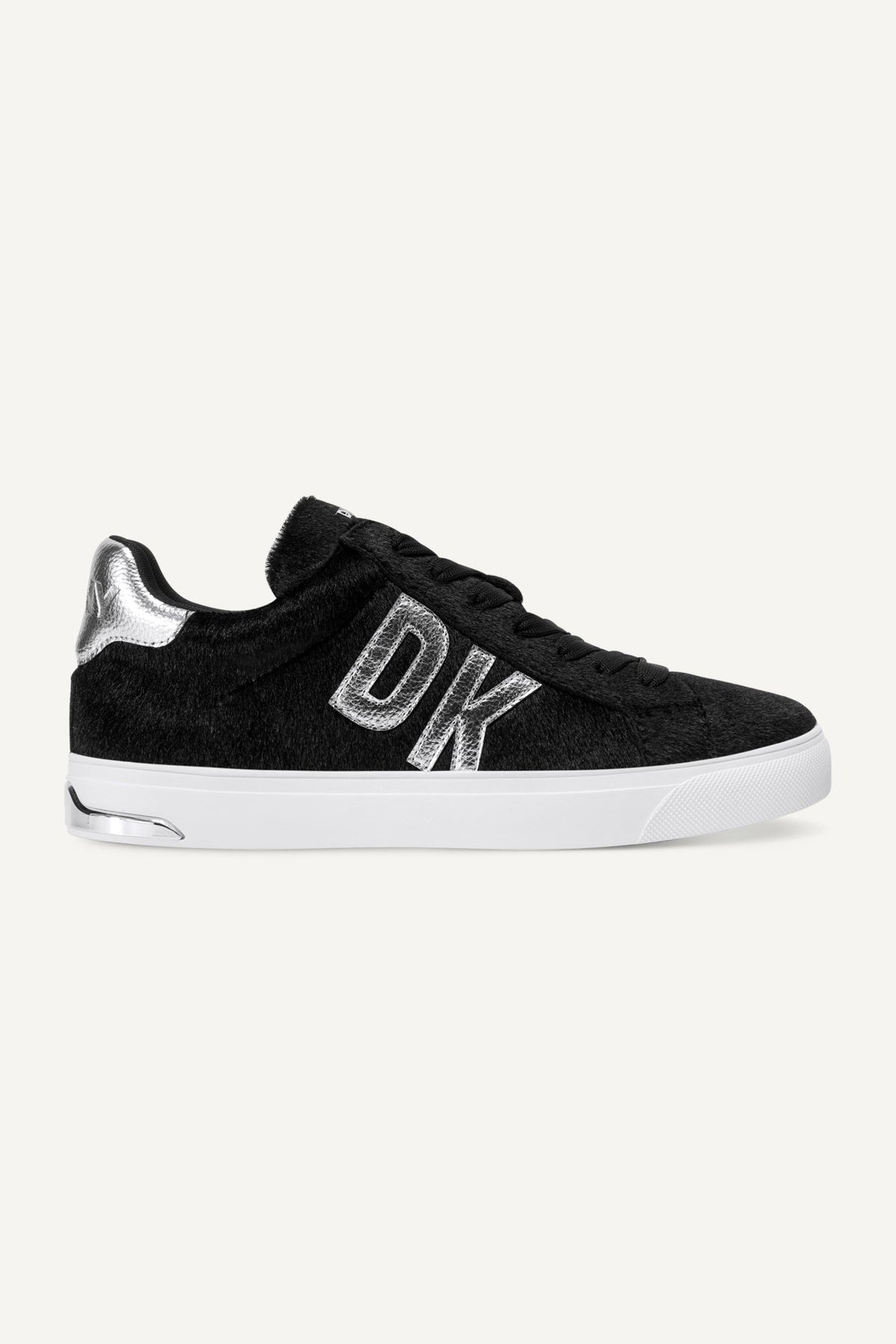 DKNY ABENI FAUX FUR LOW-TOP SNEAKER