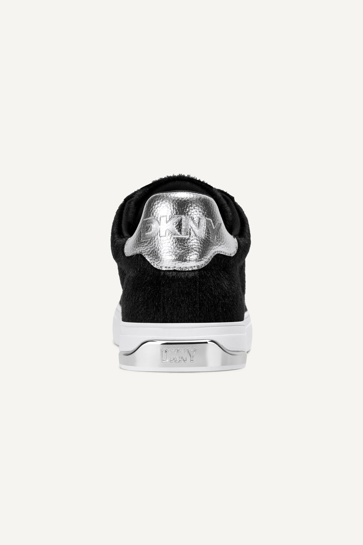 DKNY ABENI FAUX FUR LOW-TOP SNEAKER