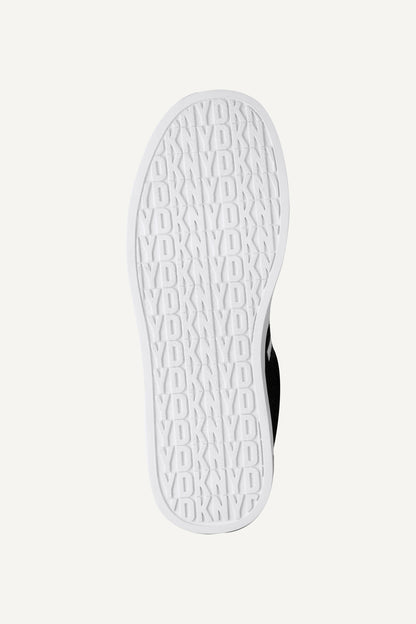 DKNY ABENI FAUX FUR LOW-TOP SNEAKER