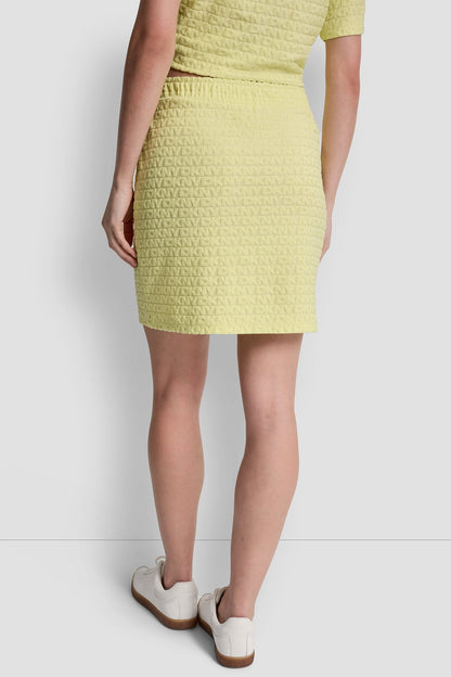 DKNY LOGO JACQUARD PULL-ON SKIRT
