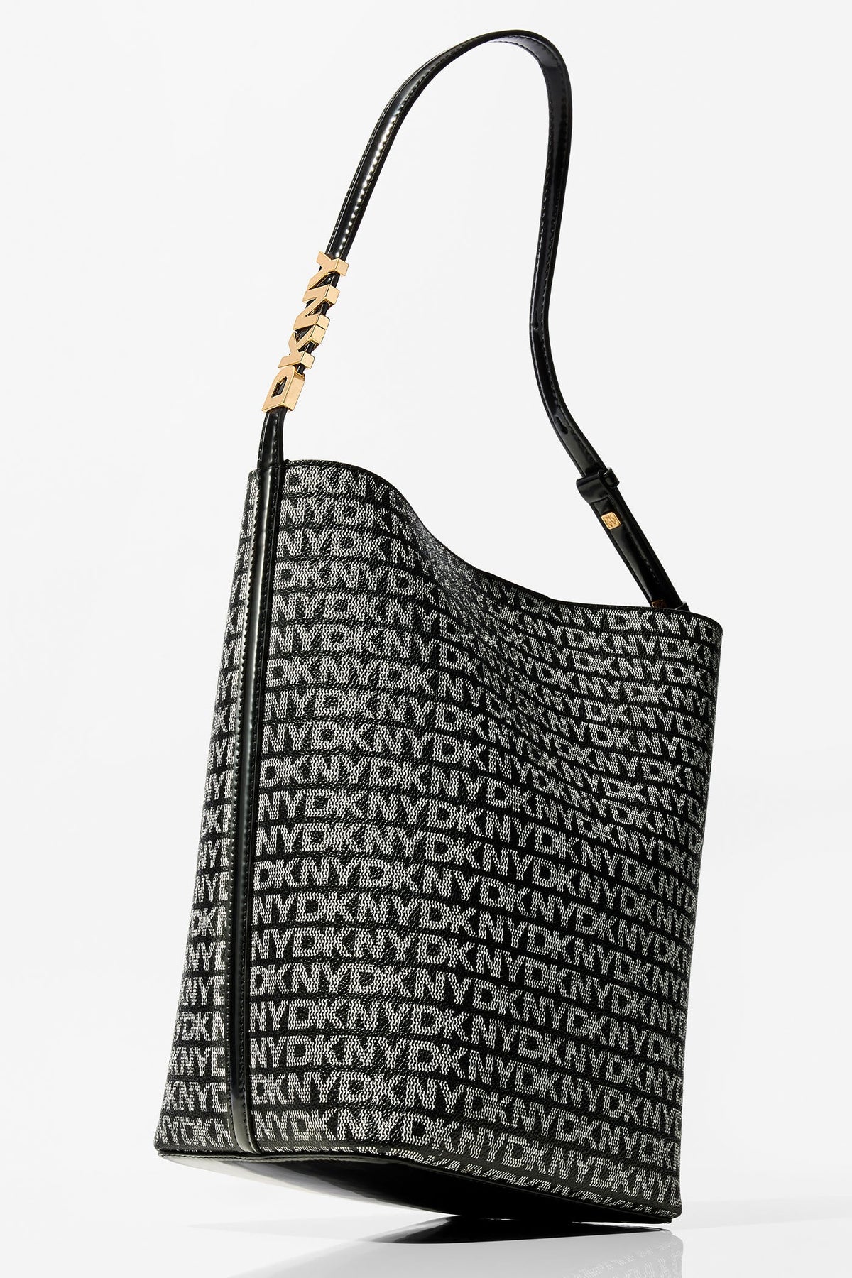 DKNY AVRIL LOGO BUCKET BAG