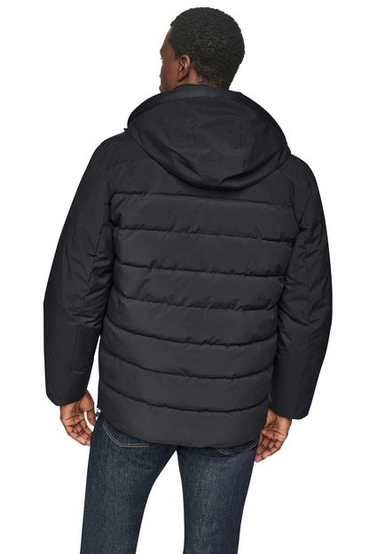 DKNY HOODED PUFFER JACKET