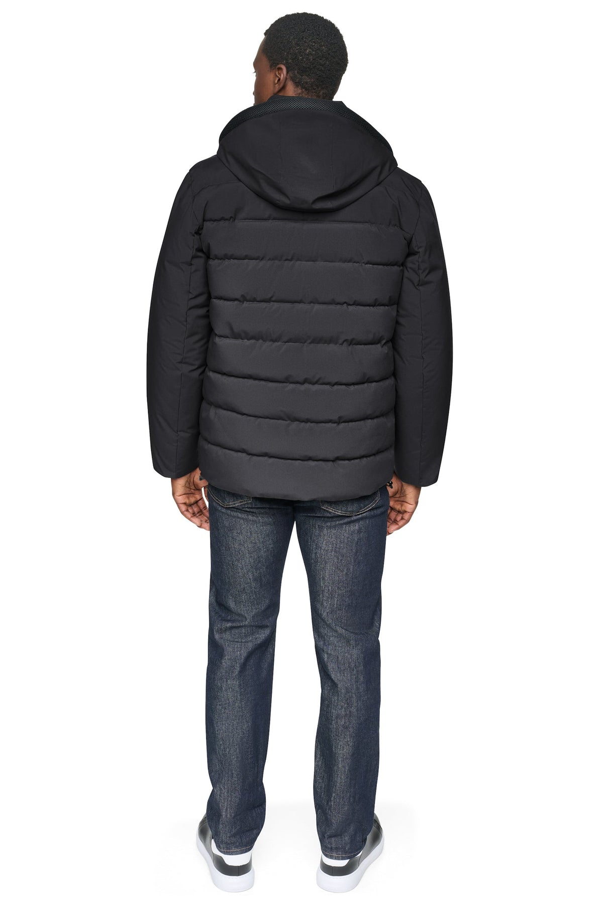 DKNY HOODED PUFFER JACKET