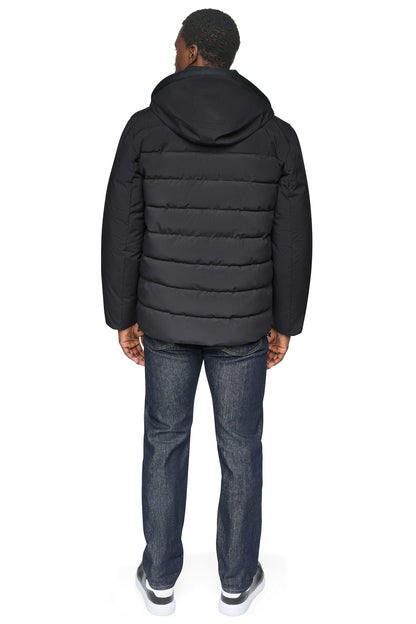 DKNY HOODED PUFFER JACKET