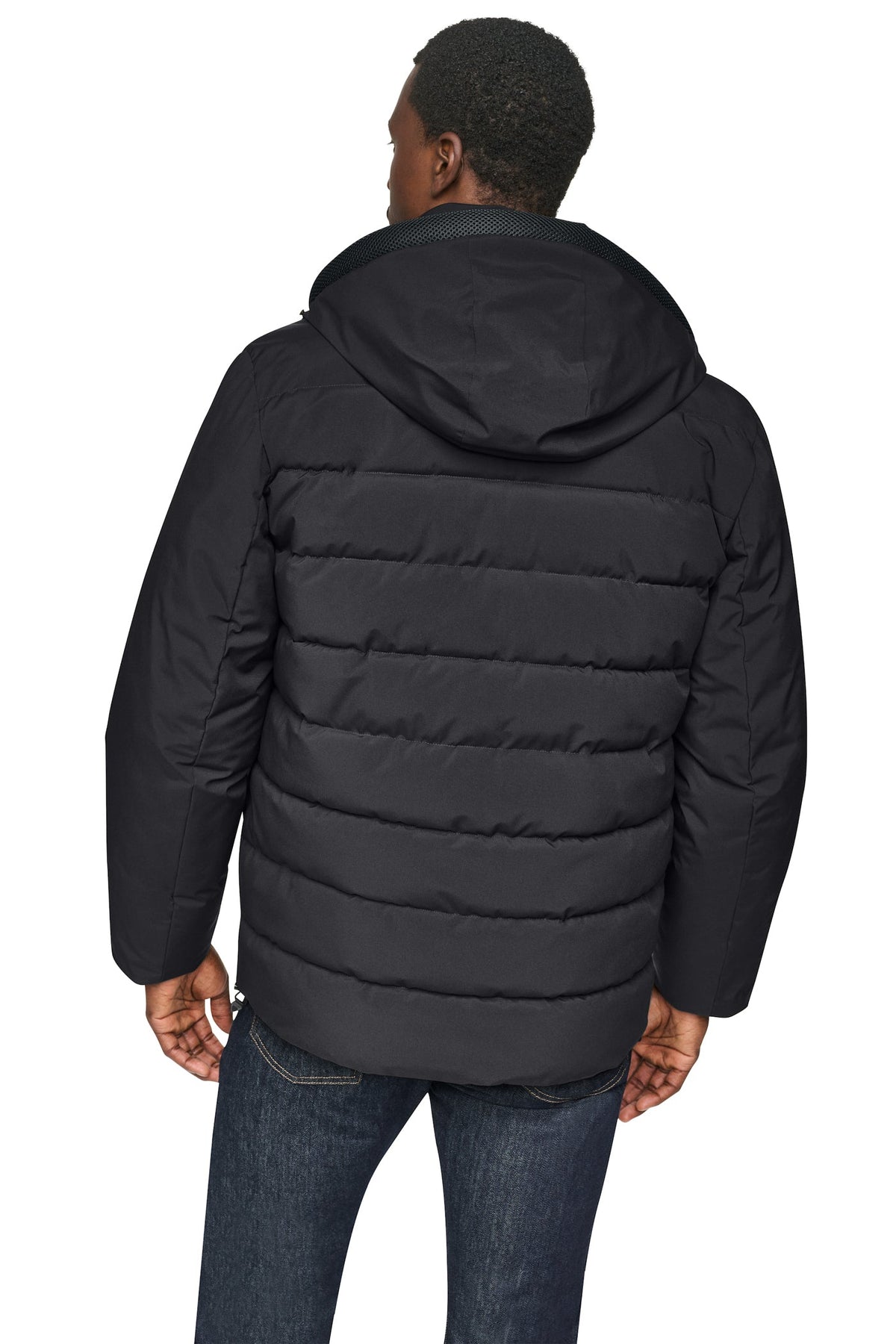 DKNY HOODED PUFFER JACKET
