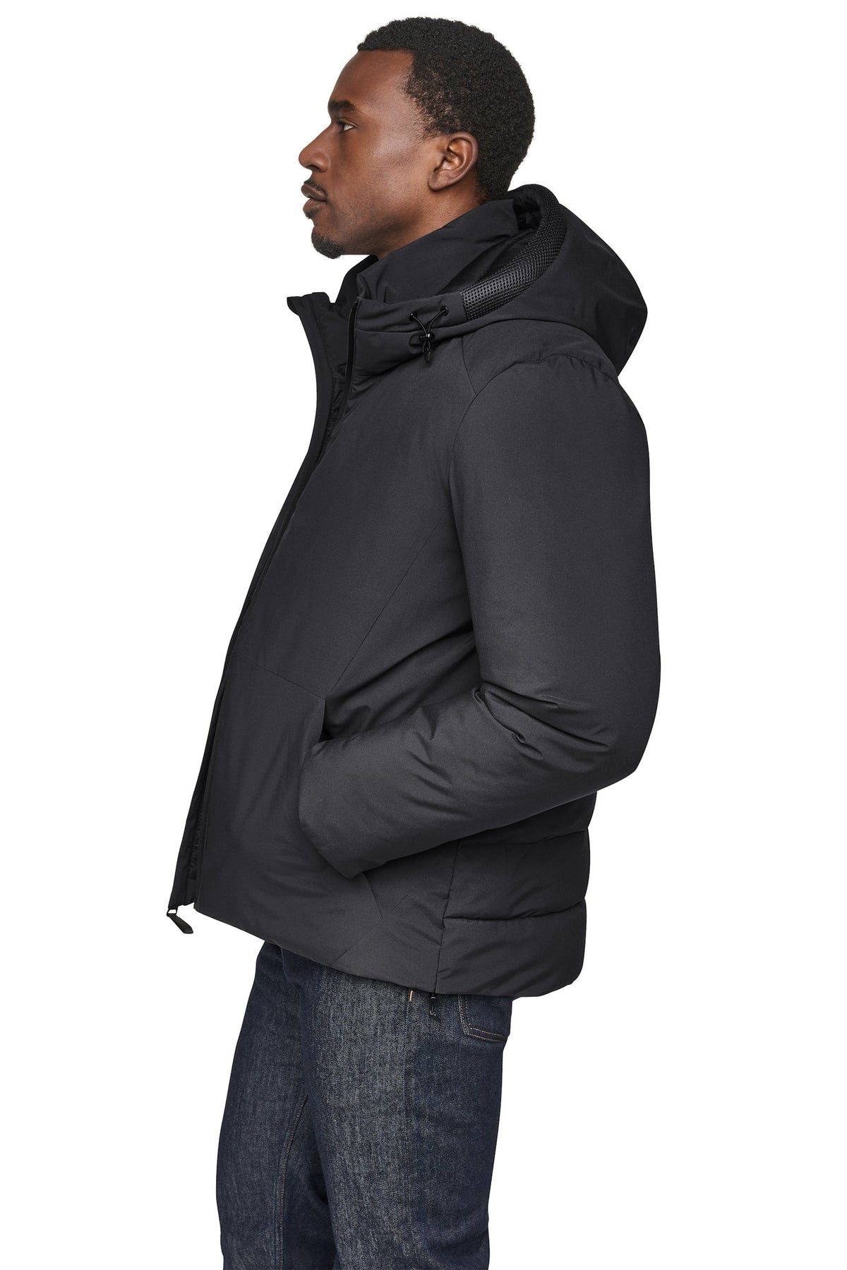 DKNY HOODED PUFFER JACKET