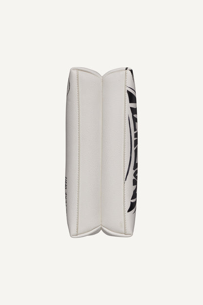 DKNY TINSLEY GRAFFITI LOGO CROSSBODY