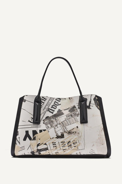 DKNY JOSIE NEWSPAPER SATCHEL