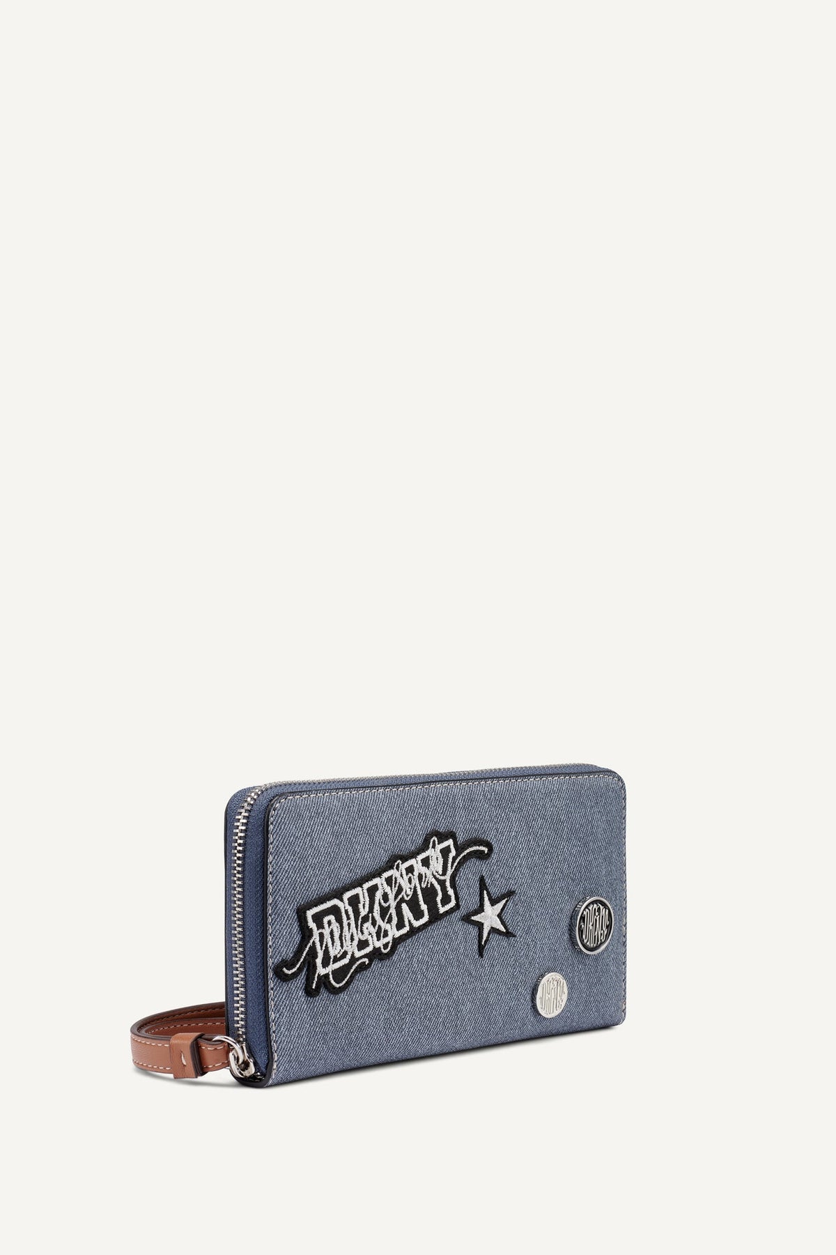 DKNY NESSA LARGE ZIP AROUND WALLET