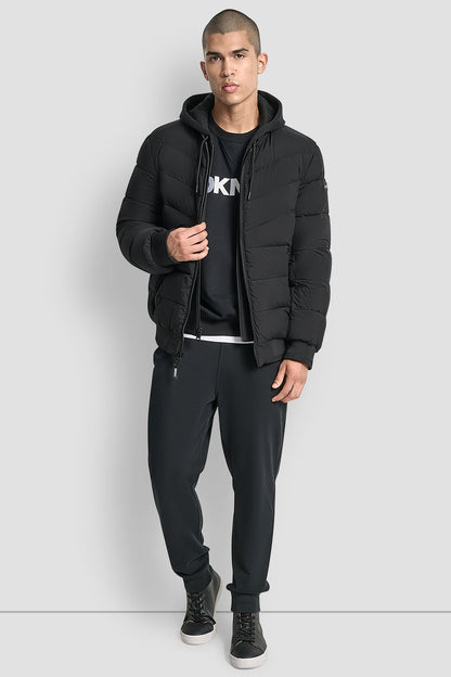 DKNY STRETCH BOMBER JACKET