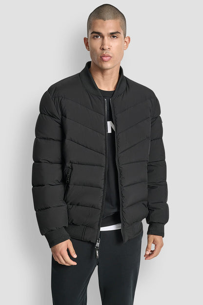 DKNY STRETCH BOMBER JACKET