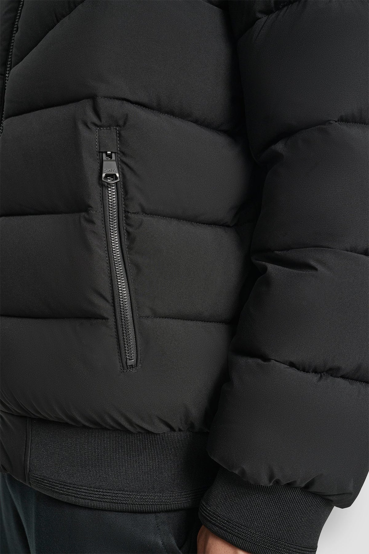 DKNY STRETCH BOMBER JACKET
