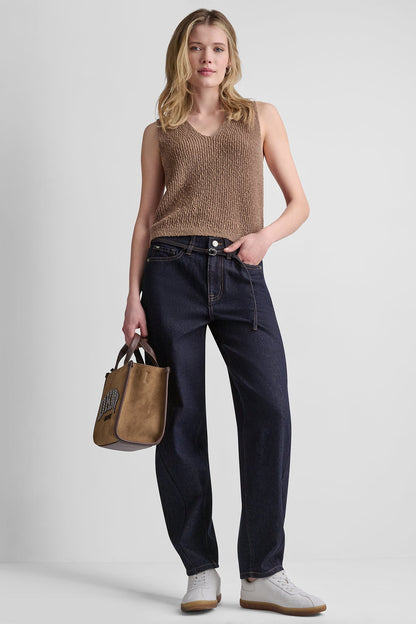 DKNY MID-RISE BARREL JEAN