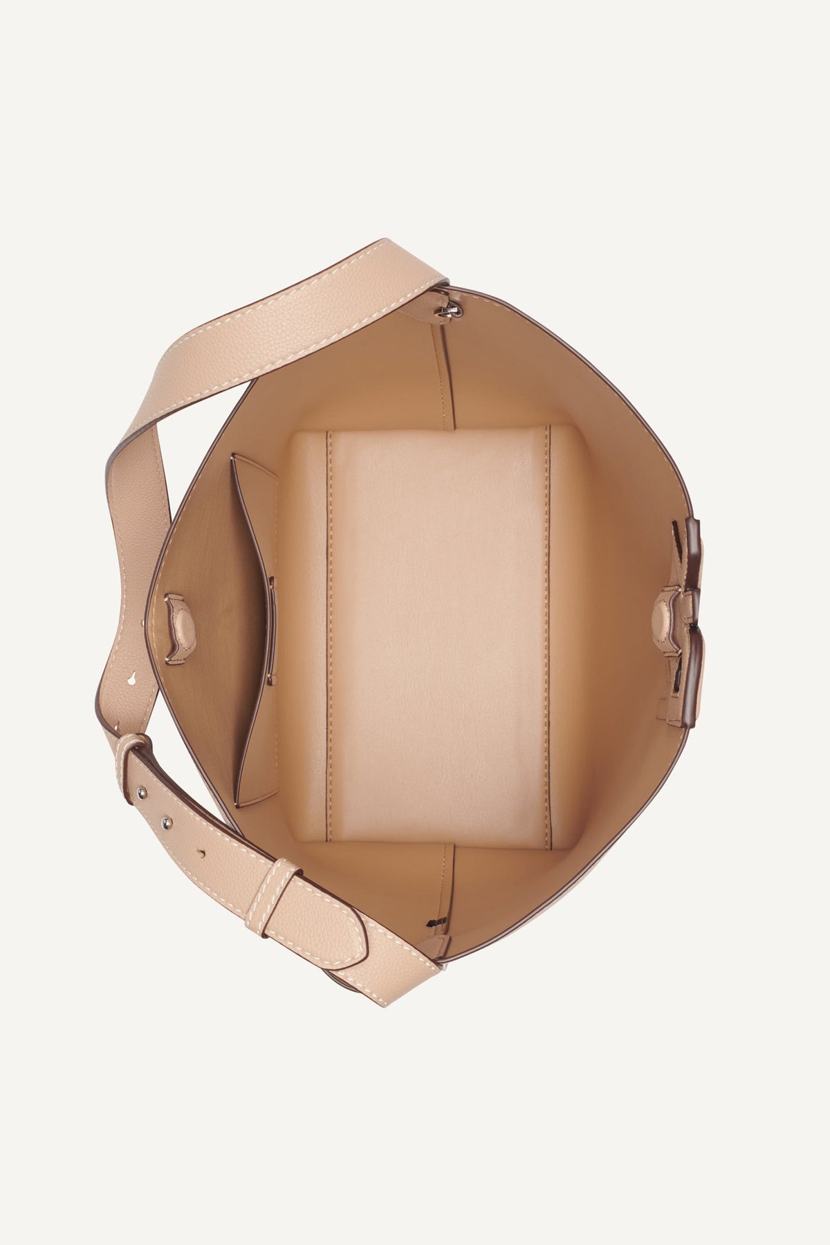 DKNY NICOLE LOGO BUCKET BAG