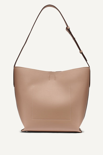 DKNY NICOLE LOGO BUCKET BAG