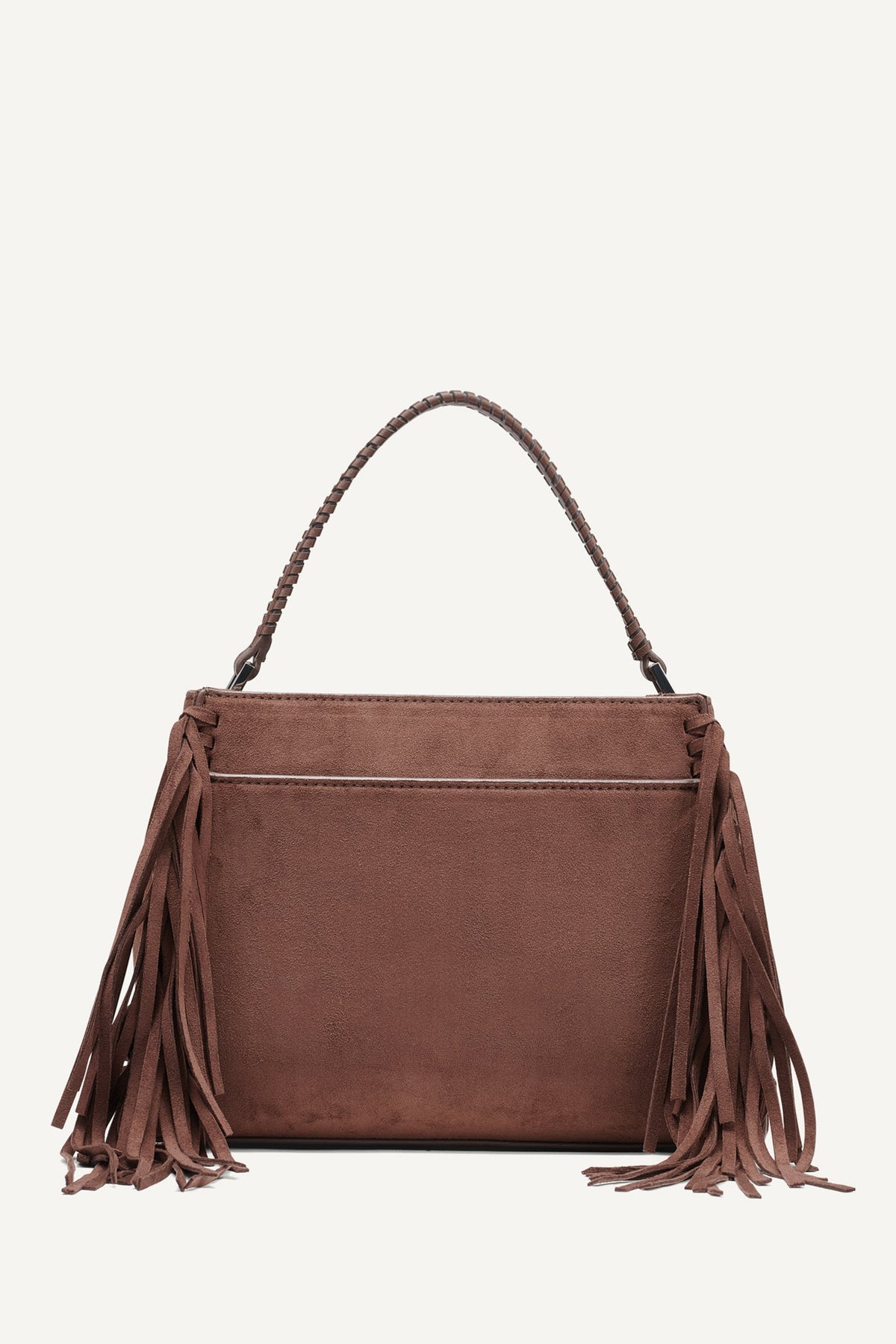 DKNY FOSTER MEDIUM FRINGE SATCHEL