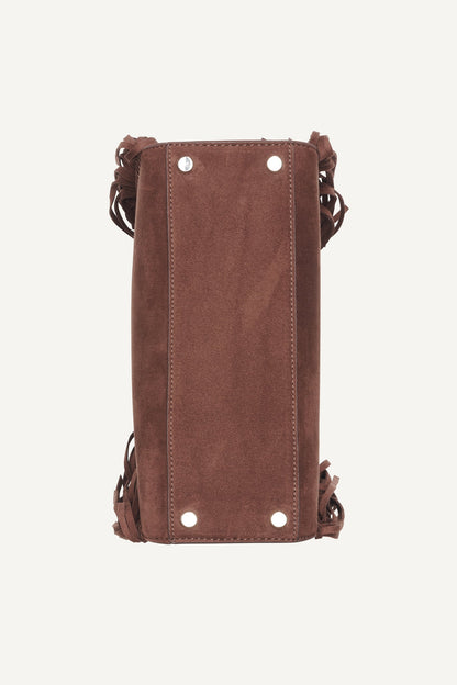 DKNY FOSTER MEDIUM FRINGE SATCHEL