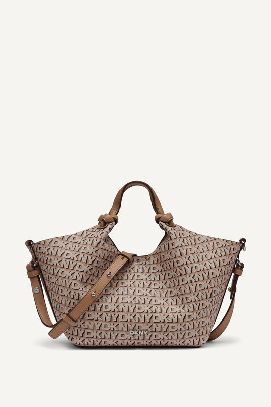 DKNY PAULA NEW YORK LOGO SMALL COMMUTER TOTE