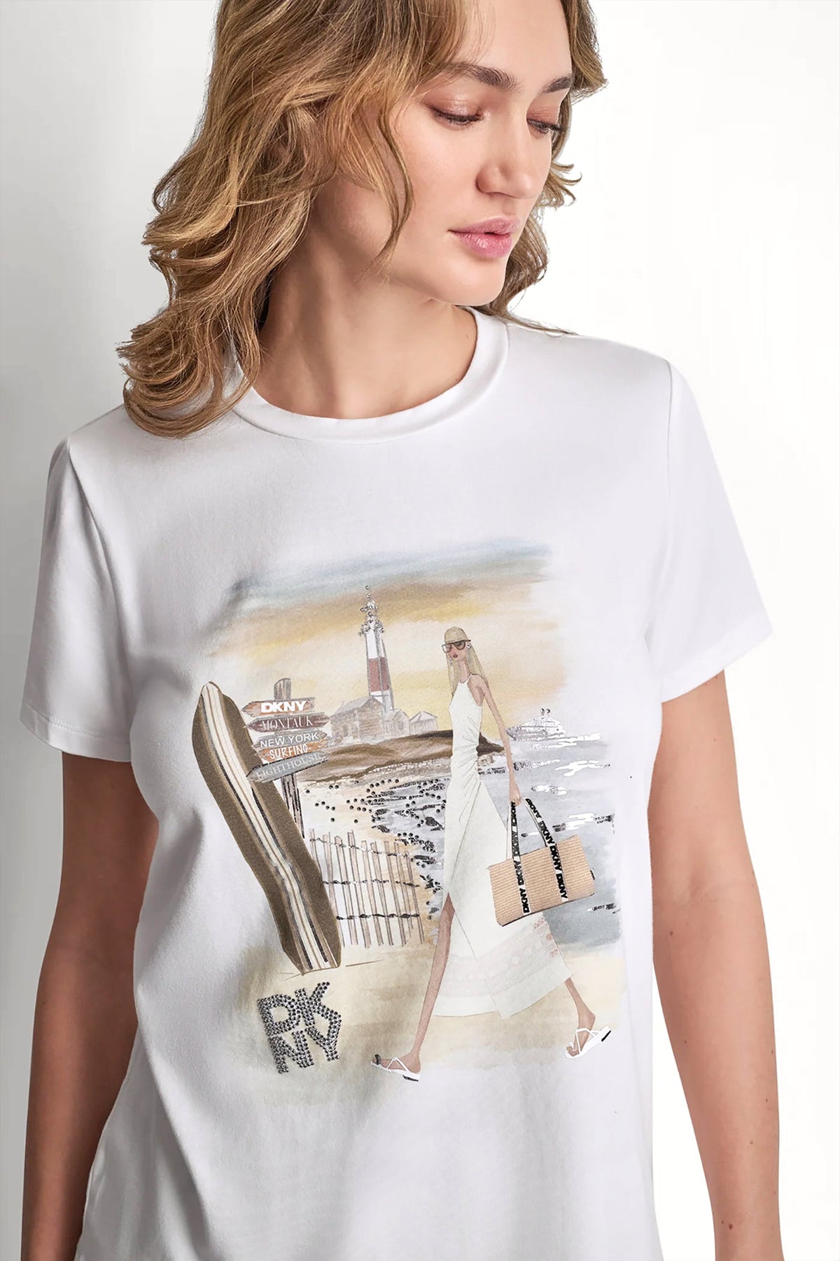 DKNY MONTAUK GRAPHIC TEE