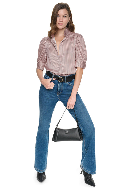 DKNY PUFF SHORT SLEEVE SHIRT
