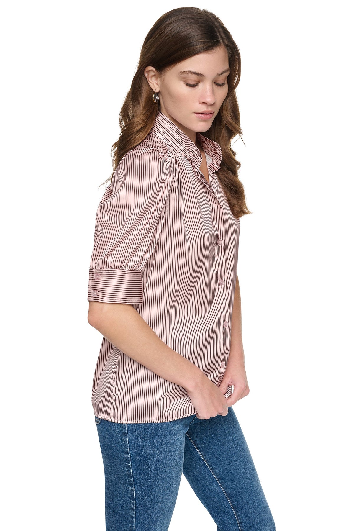 DKNY PUFF SHORT SLEEVE SHIRT