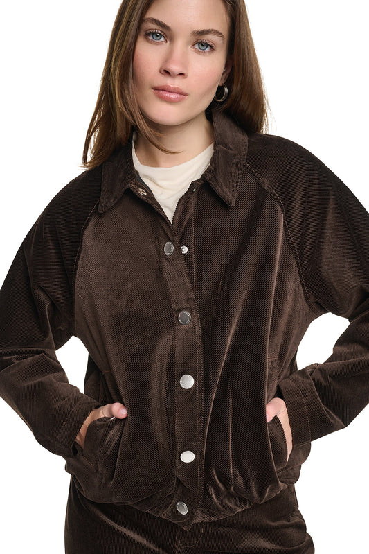 DKNY RAGLAN SLEEVE BUBBLE JACKET