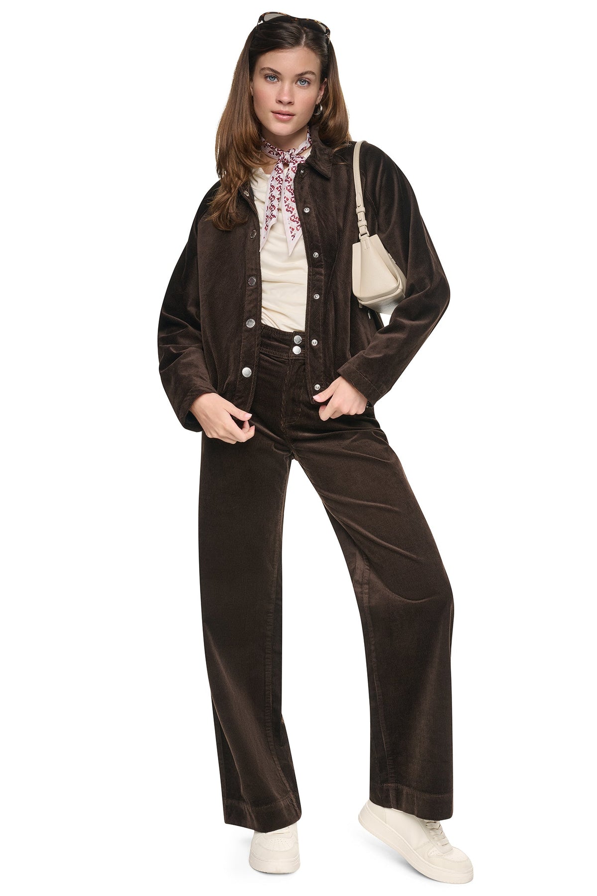 DKNY RAGLAN SLEEVE BUBBLE JACKET