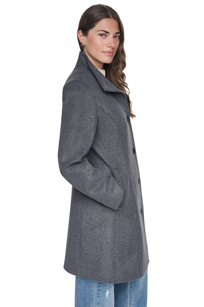 DKNY STAND COLLAR COAT