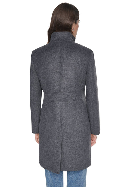 DKNY STAND COLLAR COAT