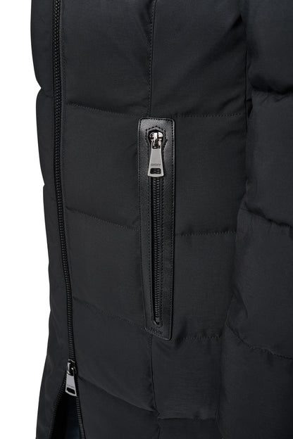 DKNY LONG HOODED PUFFER COAT