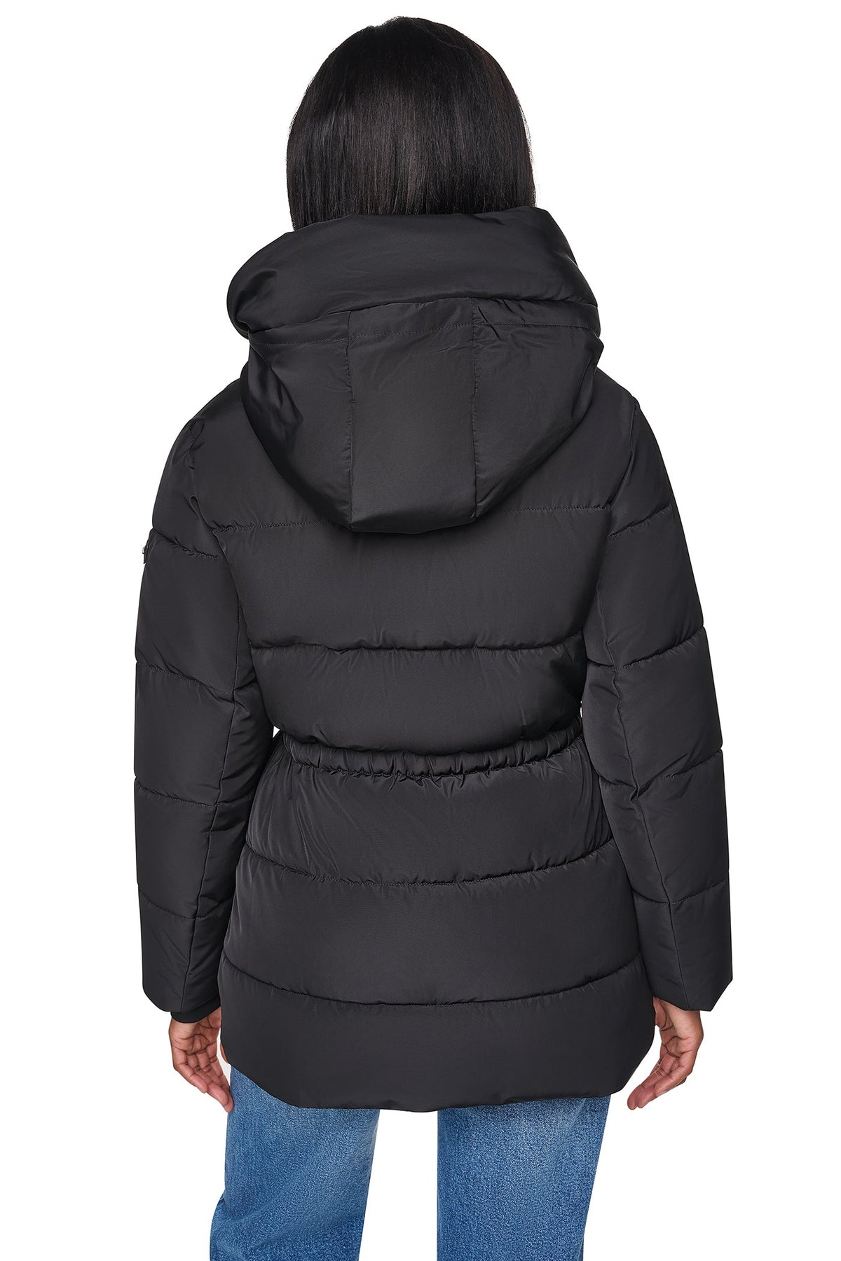 DKNY BELTED PUFFER