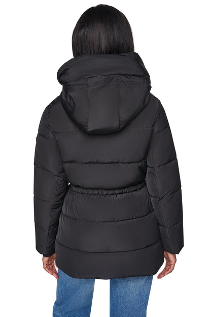 DKNY BELTED PUFFER