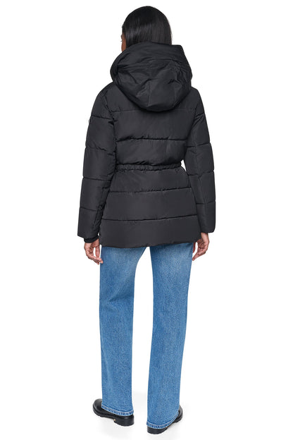DKNY BELTED PUFFER