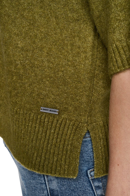 DKNY RUGBY SHORT SLEEVE SWEATER