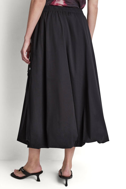 DKNY CARGO POCKET BUBBLE MIDI SKIRT