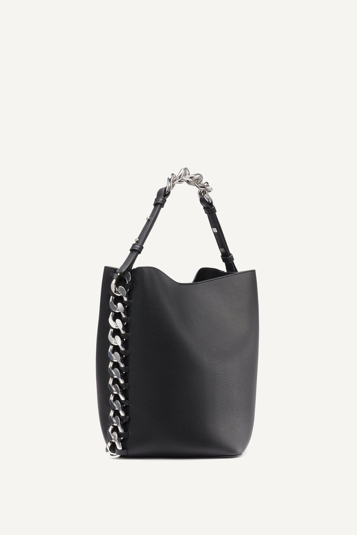 DKNY RIONA CHAIN-TRIMMED BUCKET BAG