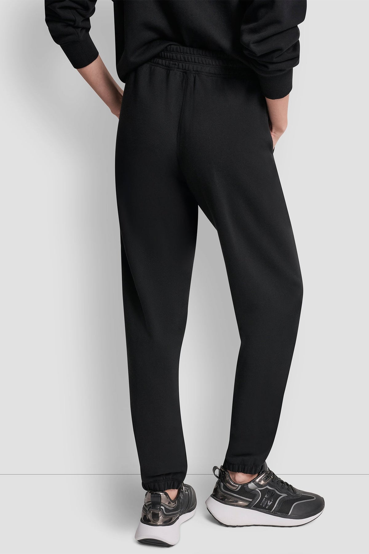 DKNY DKNY 1989 RHINESTUD LOGO JOGGER
