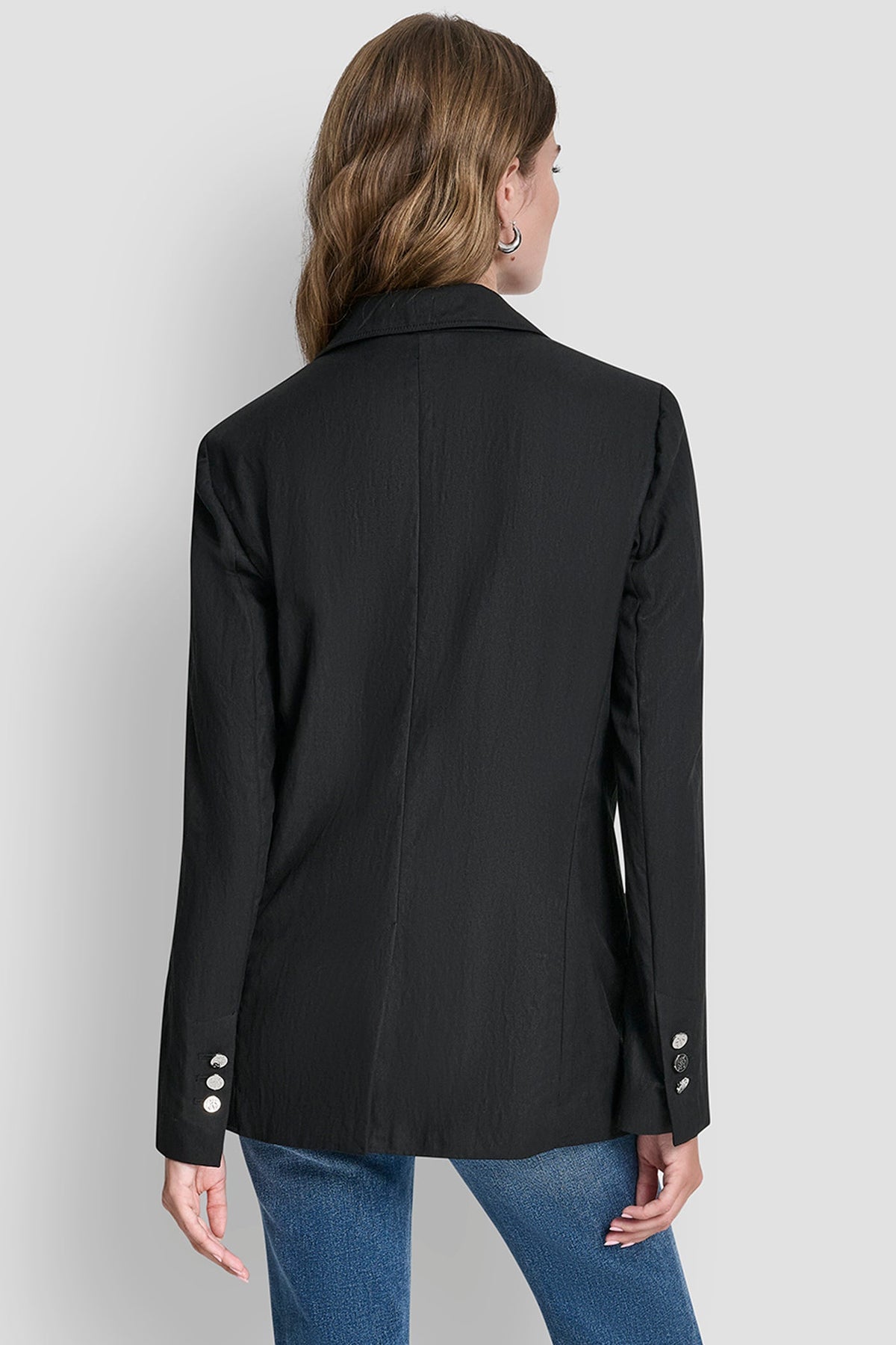 DKNY ZIG ZAG STITCH BLAZER
