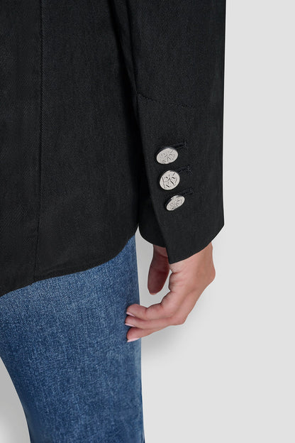 DKNY ZIG ZAG STITCH BLAZER