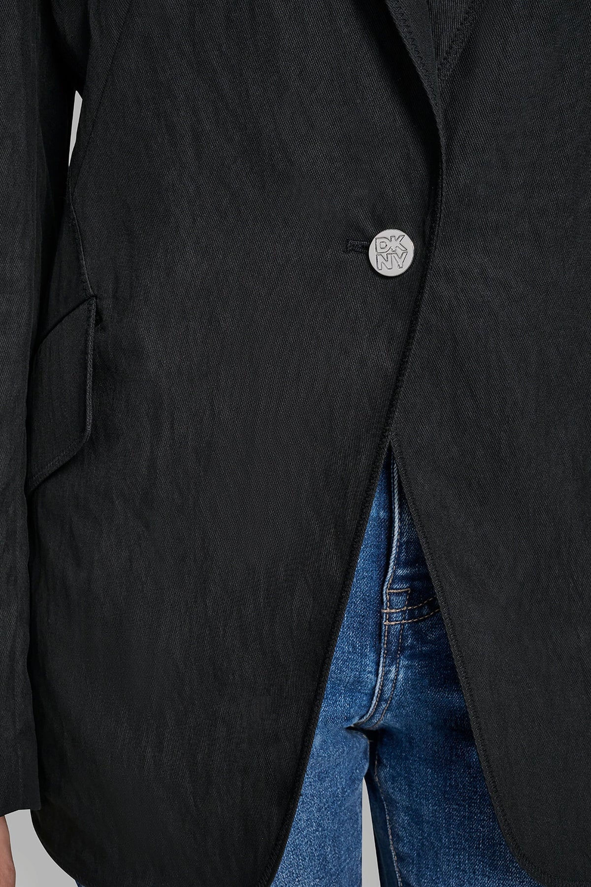 DKNY ZIG ZAG STITCH BLAZER